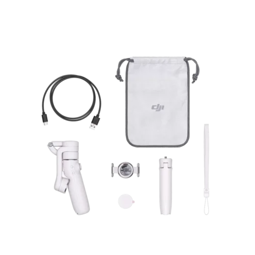 מייצב Osmo mobile 5 בצבע לבן שקיעה (Sunset White)