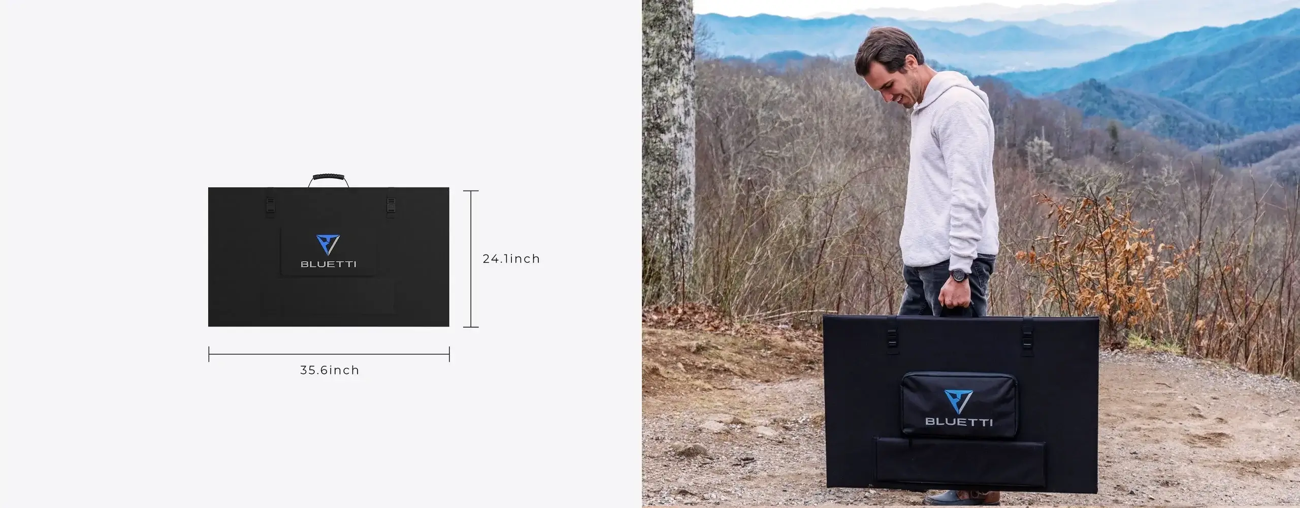 BLUETTI PV350 פאנל סולארי | 350W – תמונה 3