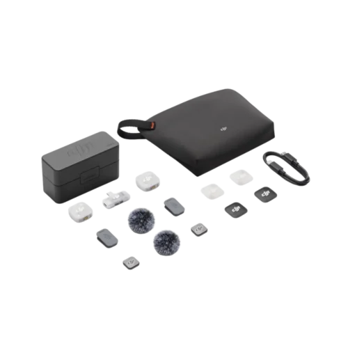 מיקרופון אלחוטי (DJI Mic Mini 2 (2 TX + 1 Mobile RX + Charging Case