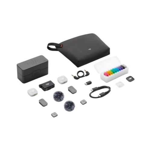 מיקרופון אלחוטי (Mic Mini 2 (2 TX + 1 RX + Charging Case
