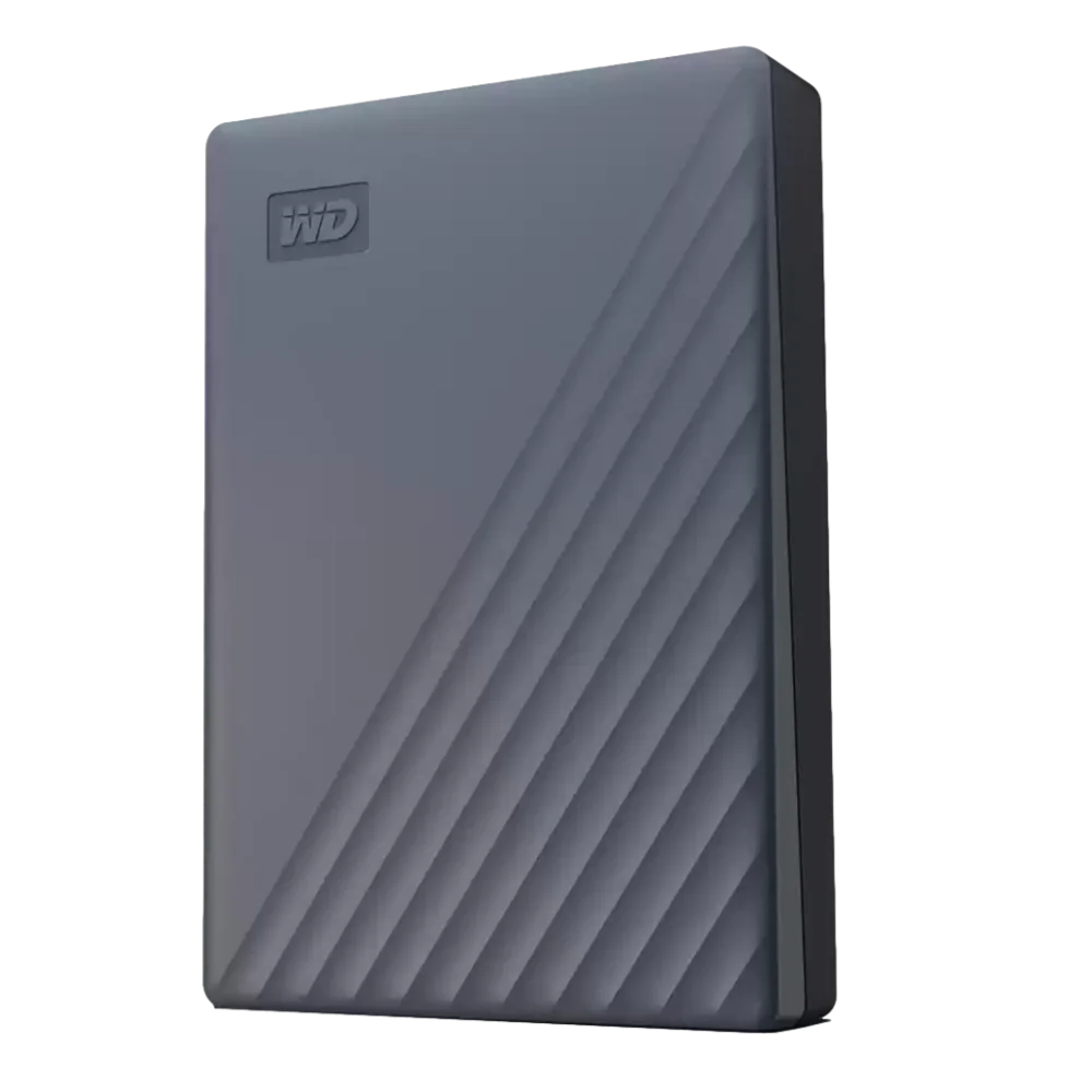 כונן 2T אפור WD My Passport USB-C
