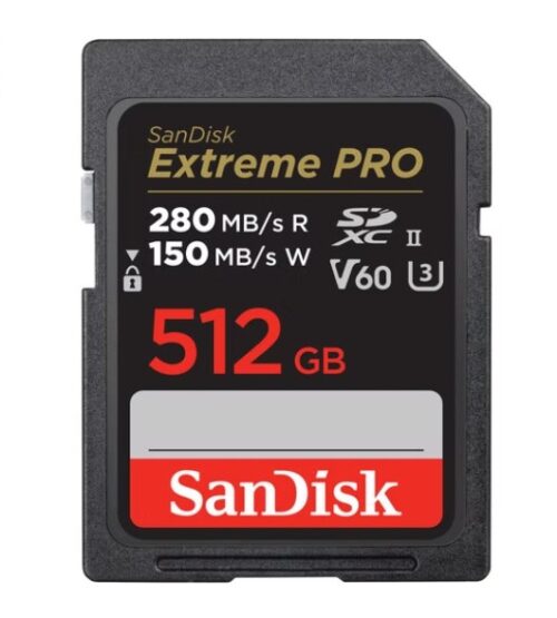 כרטיס EX PRO SD 280S V60 6K 512G