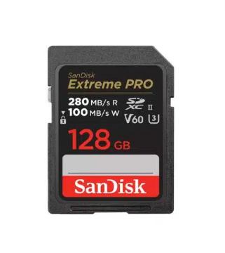 כרטיס EX PRO SD 280S V60 6K 128G