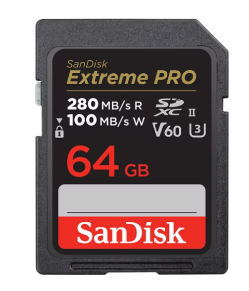 כרטיס EX PRO SD 280S V60 6K  64B