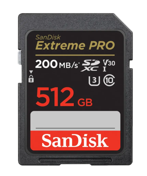 כרטיס EX PRO SD 200S V30 4K 512G