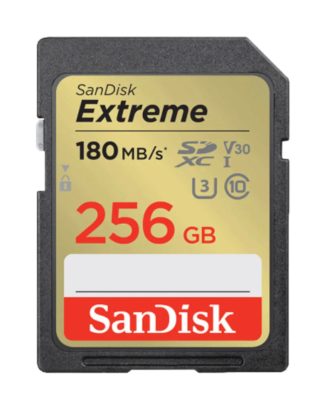 כרטיס S.D EX 4K 180S V30 SD 256G