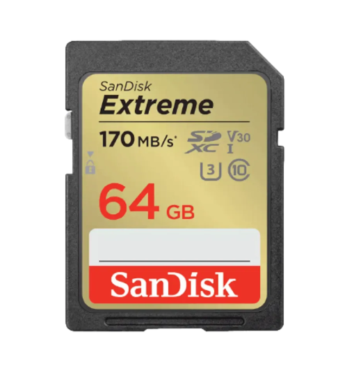 כרטיס S.D EX 4K 170S V30 SD  64G