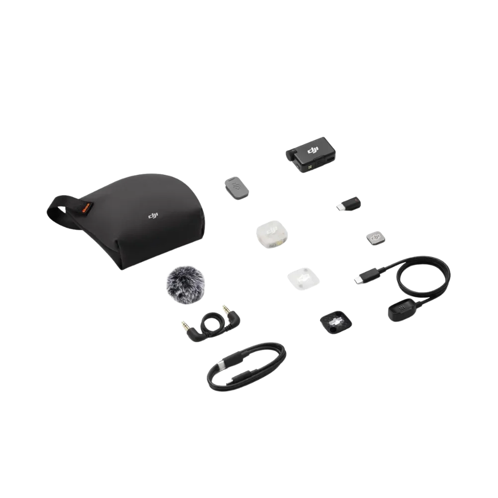 מיקרופון אלחוטי – (DJI Mic Mini 2S(2TX+1RX+Charging Case